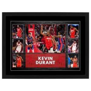 Basketball - Kevin Durant #7 Houston Rockets Framed Pre Print