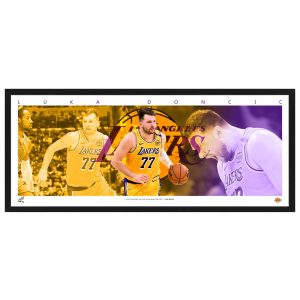 NBA Luka Doncic LA Lakers Mini Wings Framed Print
