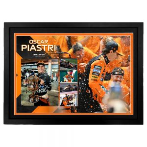 Formula 1 - Oscar Piastri McLaren Signed & Framed 8x10 Photo Display