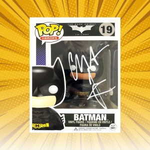 Christian Bale Signed Batman #19 Funko Pop! Vinyl (PSA Hologram)