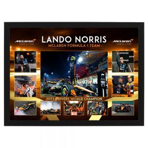 Formula 1 - Lando Norris McLaren F1 Drivers Champion Framed Large Photo Collage