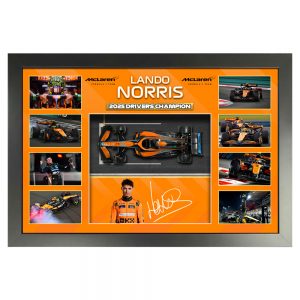 Formula 1 - Lando Norris 2025 Drivers Champion 1:24 Scale McLaren F1 Model Car Display