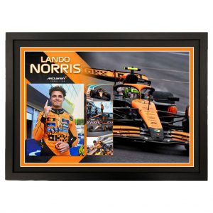 Formula 1 - Lando Norris Signed & Framed 8x10 Photo Display