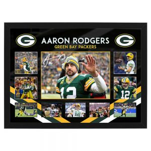 NFL - Aaron Rodger Green Bay Packers Framed Large Photo Collage
