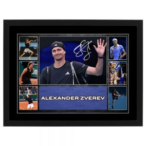 Tennis - Alexander Zverev Framed Pre Print