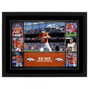 NFL - Bo Nix Denver Broncos Framed Pre Print