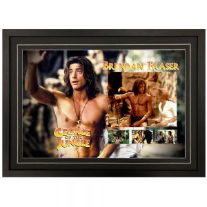 Brendan Fraser - "George of the Jungle" Signed & Framed 8x10 Photograph (JSA COA)