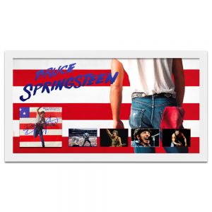 Music - Bruce Springsteen - Born in the USA Signed & Framed EP Album Sleeve