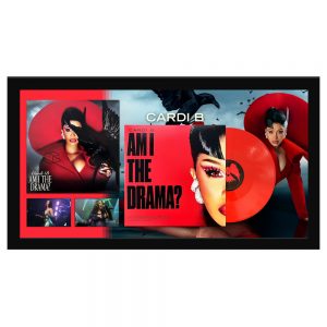 Cardi B "Am I The Drama?" Signed & Framed Vinyl Album