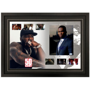 Music - 50 Cent Signed & Framed 8x10 Photo Display (ACOA COA)