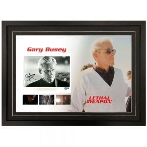 Gary Busey - "Lethal Weapon" Signed & Framed 8x10 Photograph (Beckett Hologram)