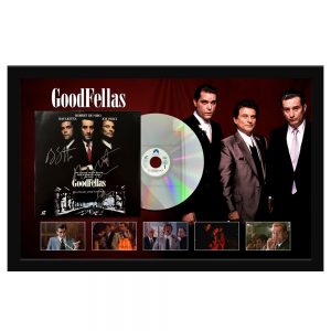 Ray Liotta, Robert De Niro & Joe Pesci - "Goodfellas" Signed & Framed LaserDisc Vinyl