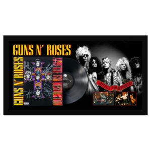 Music – Guns N’ Roses – Appetite For Destruction Signed & Framed Album Display