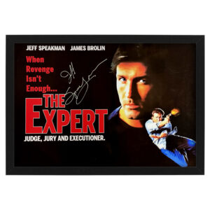 Jeff Speakman – “The Expert” Signed & Framed Canvas Poster