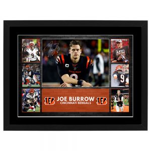 NFL - Joe Burrow Cincinnati Bengals Framed Pre Print