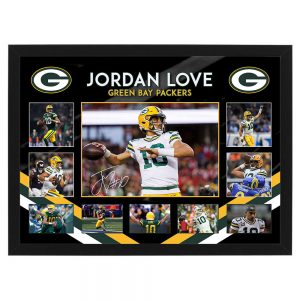 NFL - Jordan Love Green Bay Packers Framed Large Photo Collage