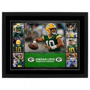 NFL - Jordan Love Green Bay Packers Framed Pre Print