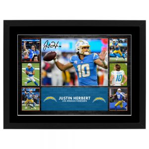 NFL - Justin Herbert Los Angeles Chargers Framed Pre Print