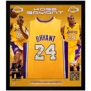 Basketball - Kobe Bryant Signed & Framed Panini Authentic Los Angeles Lakers Jersey