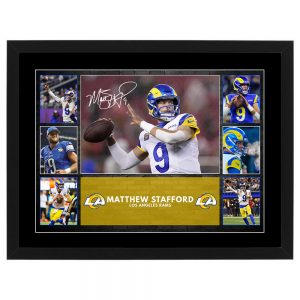 NFL - Matthew Stafford Los Angeles Rams Framed Pre Print