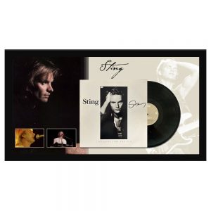 Sting Signed & Framed Vinyl Album (JSA COA)