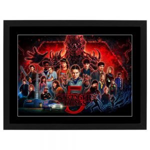 Movie/TV - Stranger Things Season 5 Framed Pre Print Collage V2