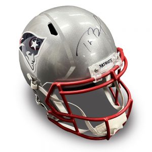 NFL - Tom Brady Hand Signed New England Patriots Authentic Full Size Speed Helmet