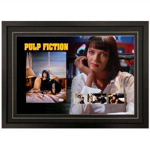 Uma Thurman - "Pulp Fiction" Signed & Framed 8x10 Photo Display (ACOA COA)