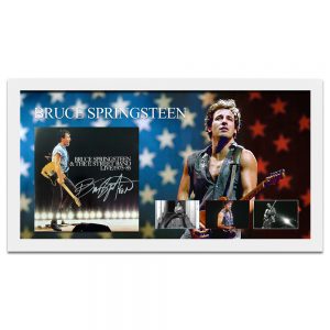Music - Bruce Springsteen - Signed & Framed Live Album Booklet