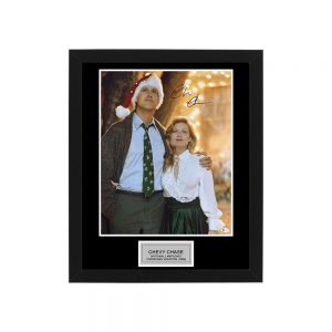 Chevy Chase - "National Lampoon's Christmas Vacation" Signed & Framed 16x20 Mini Poster (Beckett COA)