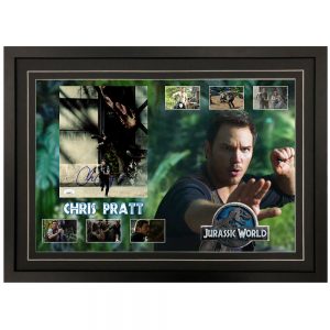 Chris Pratt - "Jurassic World" Signed & Framed 8x10 Photo Display (JSA COA)