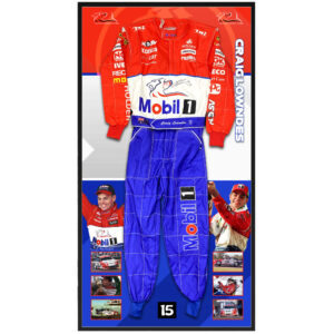 Craig Lowndes Holden V8 Racing Team Signed & Framed Full Size Race Suit
