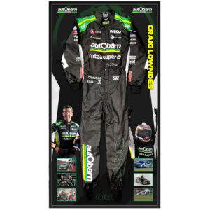 Craig Lowndes 888 Lowndes Racing Signed & Framed Full Size Race Suit