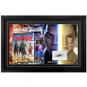 Daisy Ridley & John Boyega Signed and Framed Display
