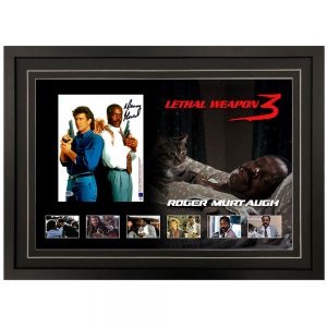 Danny Glover - "Lethal Weapon 3" Signed & Framed 8x10 Photo Display (PSA)