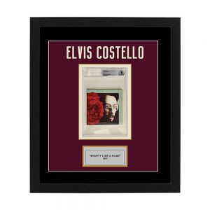 Elvis Costello - "Mighty Like a Rose" Signed & Framed CD Booklet (Beckett Grading)