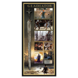 Russell Crowe - "Gladiator" Screen used Sword & Signed & Framed DVD Case (Prop Store)