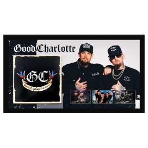 Music - Benji & Joel Madden - Good Charlotte Signed & Framed Vinyl Album Sleeve (ACOA Hologram)