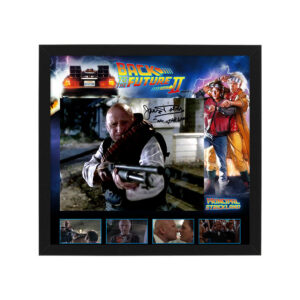 James Tolkan - Signed & Framed 11x17 "Back to the Future: Part Two" Photograph Collage (ACOA)
