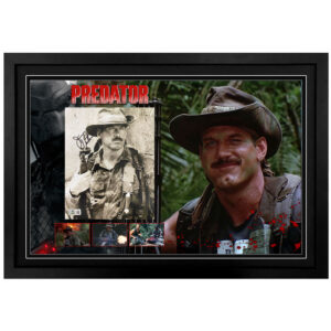 Jesse Ventura - "Predator" Signed & Framed 8x10" Photograph Display (Beckett)