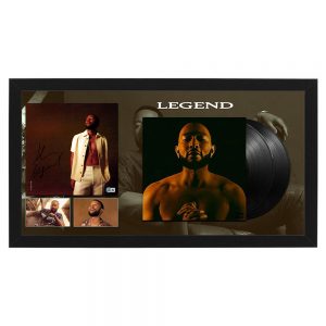 John Legend - Legend Framed Vinyl Album With Signed Print (Beckett Hologram)