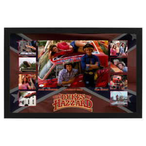 The Dukes of Hazzard - Cast Signed & Framed 14x10 Photo Display (JSA COA)
