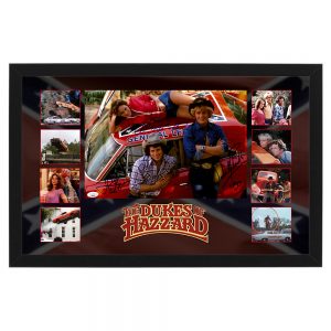 The Dukes of Hazzard - Cast Signed & Framed 14x10 Photo Display (JSA COA)