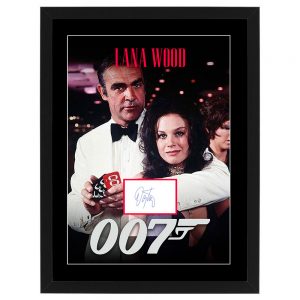Lana Wood - James Bond 007 Diamonds Are Forever Signed & Framed Collage (JSA COA)