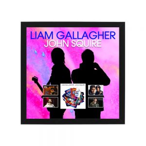 John Squire - "Liam Gallagher John Squire" Signed & Framed CD Art Card Display