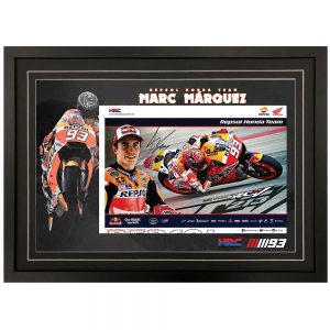 MOTO GP - Marc Marquez Signed and Framed 11x17 Photo Display
