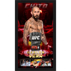 UFC - Marlon Vera Signed & Framed UFC Glove (JSA COA)