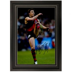 Essendon Bombers - Matthew Lloyd Signed & Framed 12x18 Mini Poster