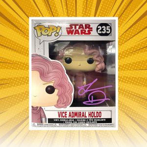 Laura Dern - "Star Wars" Vice Admiral Holdo #235 Autographed Funko POP! Vinyl Figure (Beckett COA)