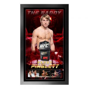 UFC - Paddy Pimblett Signed & Framed UFC Glove (Beckett Hologram COA)